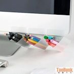 韓國文具 創意辦公用品 收納盒 DIY螢幕顯示器插袋 半透明 筆筒 筆插