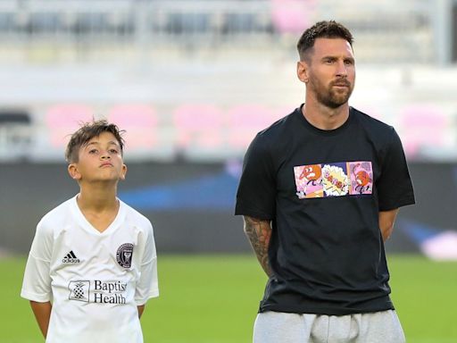 Los tiernos posteos de Antonela Roccuzzo tras el debut de Thiago Messi con el Sub12 de Inter Miami en la Youth International Cup