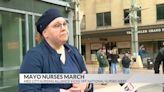 Mayo Clinic nurses march for a cause