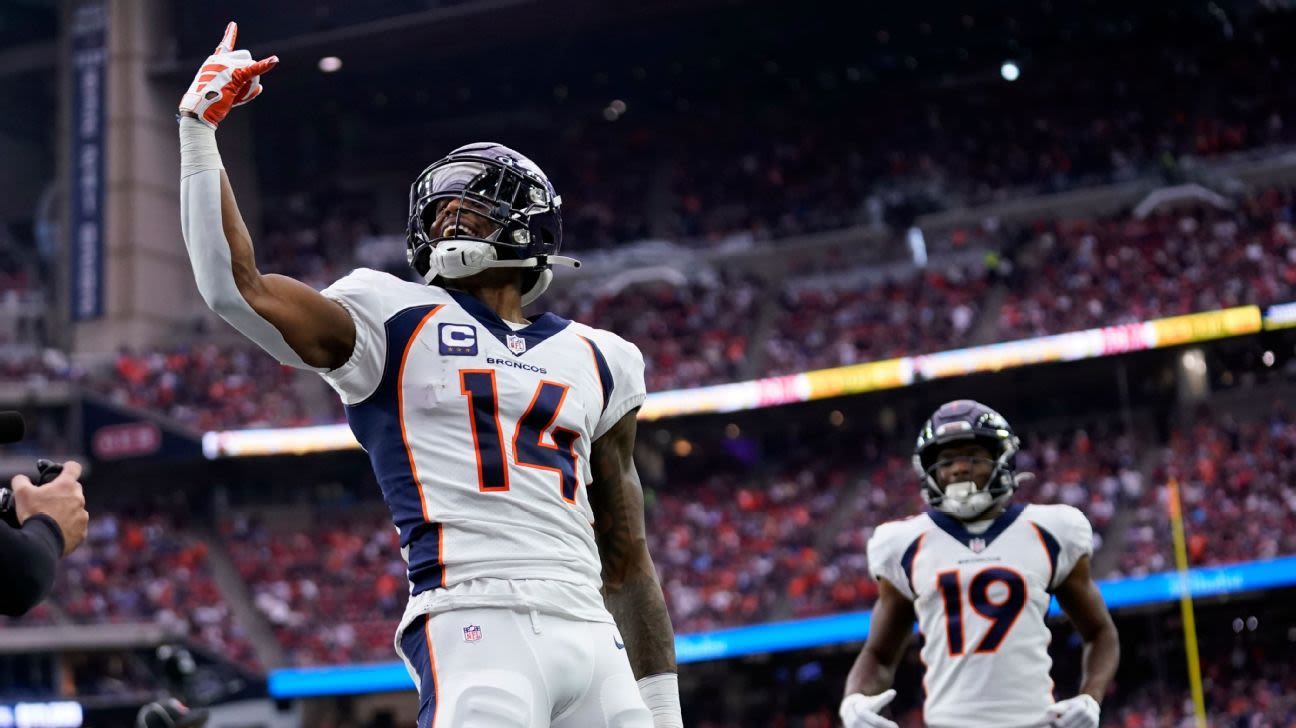 Source: Broncos sweeten No. 1 WR Sutton's deal