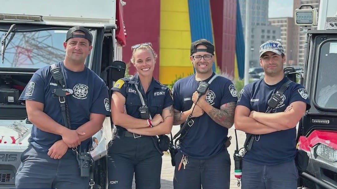 Hero FDNY EMT saves 3 in dramatic Coney Island water rescue