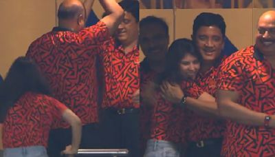 Video: Owner Kavya Maran Hugs Her Father In Joy After SRH Knock Out RR In IPL 2024 Qualifier 2