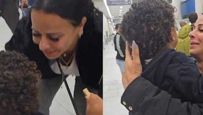 Viviane Araújo emociona e explica vídeo de reencontro com o filho