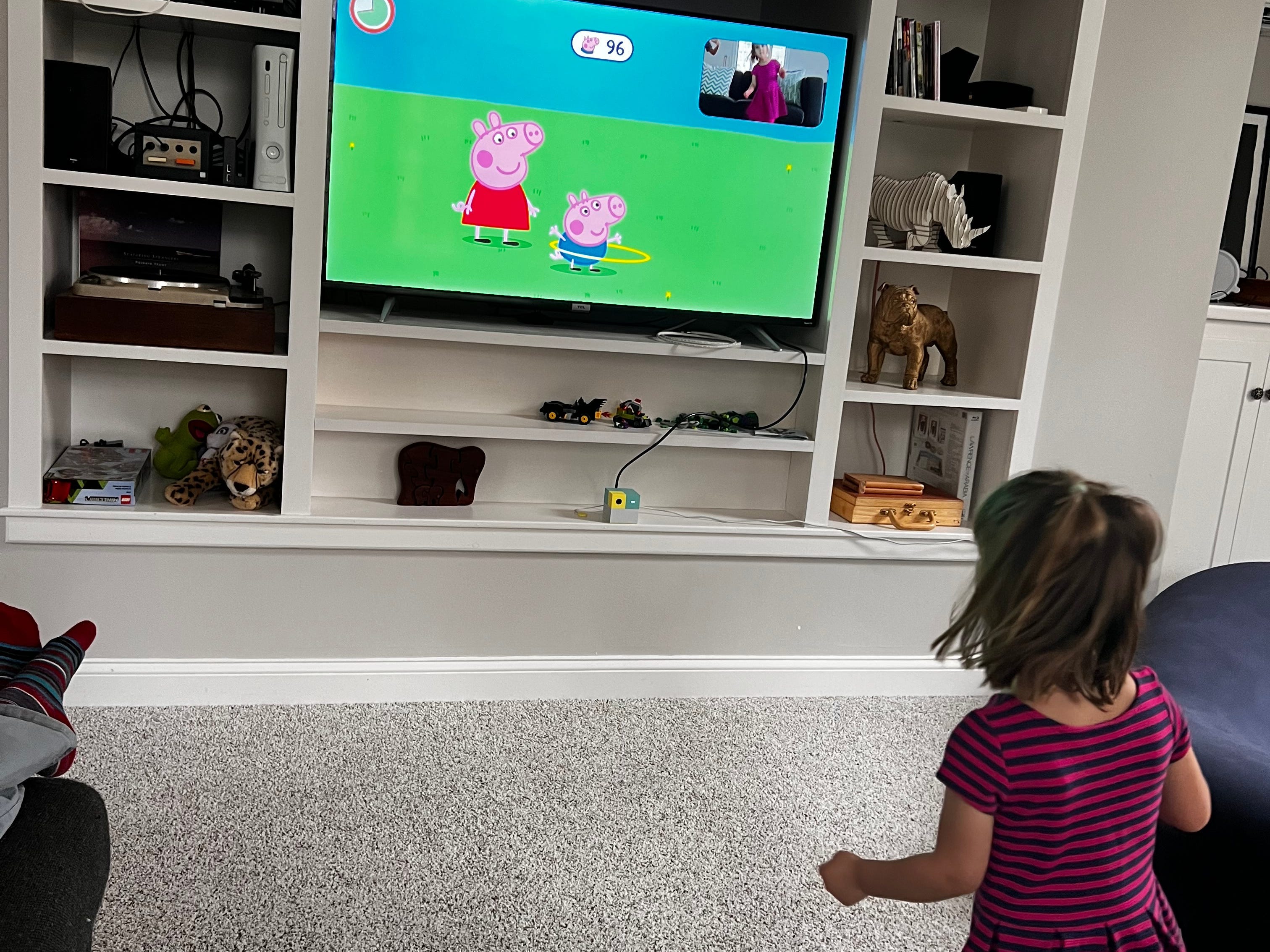 I was skeptical about introducing video games to my 3 young kids. I found an option that keeps them moving while playing.