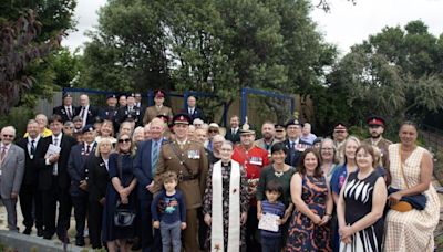 Hospital celebrates opening of new Armed Forces commemorative garden