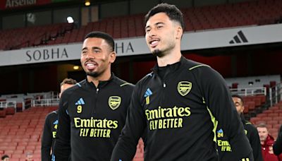 Arteta: Jesus, Martinelli have to take their chances