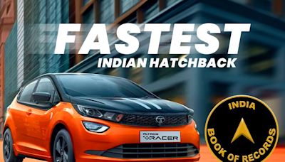 Tata Altroz Racer Sets Fastest Indian Hatchback Record At The CoASST RaceTrack - ZigWheels