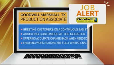 Goodwill Industries of East Texas in Marshall needs a production associate