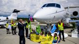 Geneva airport briefly closed as climate activists protest private jet fair