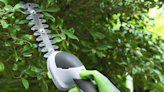 'Cuts through grass and small bushes like butter': This cordless hedge trimmer is down to $32