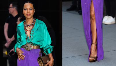 Kerry Washington Steps Out in Jimmy Choo for Ralph Lauren’s Fall 2024 Show