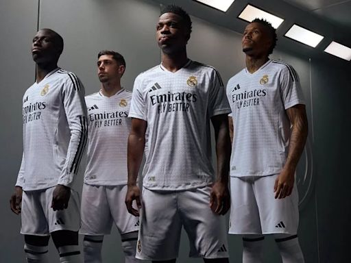 El Real Madrid presenta su nueva camiseta "minimalista" con detalles en negro