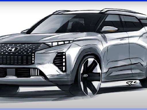 Upcoming Hyundai Creta EV Previewed by Uncommissioned Sketch