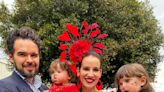 Laura Londoño se viste de flamenca y celebra la Feria de Abril en Colombia