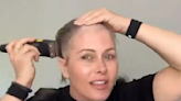 Nicole Eggert Shares Video Shaving Her Head Following Breast Cancer Diagnosis