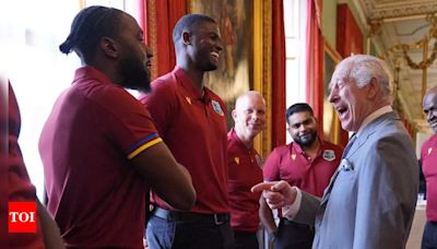 Epic handshake between King Charles and West Indies player leaves internet in splits. Watch | Cricket News - Times of India