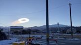 UFO-shaped cloud looms over Japanese city