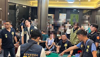 台南歇業桌遊館暗藏「目賊仔」賭場 警破門攻堅逮80人