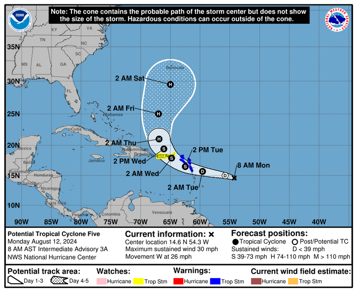 Tropical Storm Ernesto could form soon in the Caribbean. Here’s what the forecast says