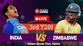 India vs Zimbabwe 3rd T20I 2024 Live Score: Jaiswal, Samson in focus in Harare; Toss, Playing XI updates