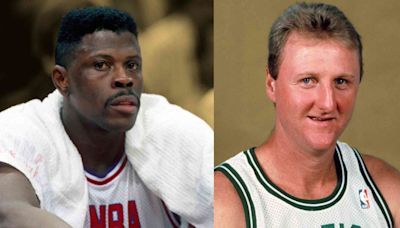 Patrick Ewing on how Larry Bird surprised him when he joined the NBA: “Whatever you were saying for a man who can’t jump, he’s demolishing everybody”