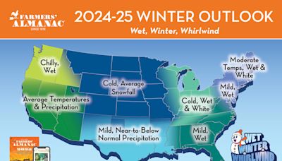 Farmers' Almanac winter forecast for 2024-25 in Michigan: Wet, snowy, frigid cold