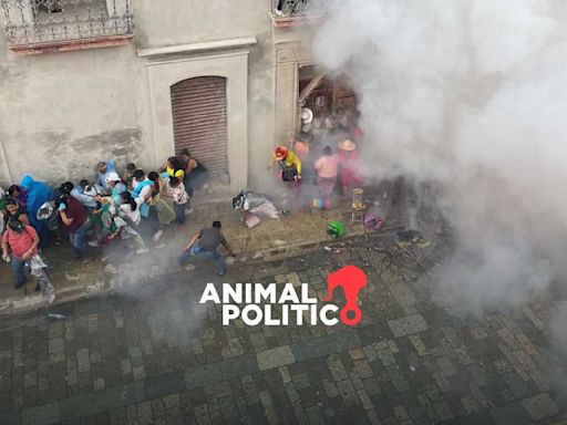 Accidente con pirotécnia en desfile de la Guelaguetza en Oaxaca deja 7 lesionados