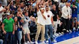 Travis Kelce and Patrick Mahomes Sit Courtside During Mavericks vs. Timberwolves NBA Finals Game