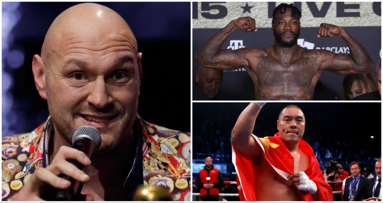 Tyson Fury predicts result of longtime rival Deontay Wilder's fight against Zhilei Zhang
