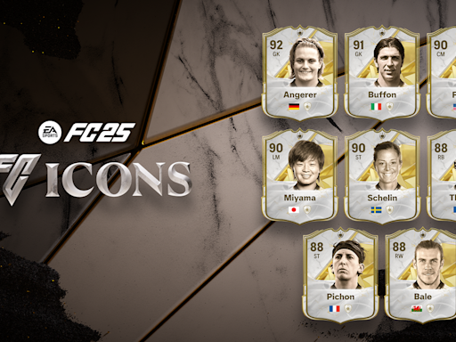 EA FC 25: The eight new Icons coming to Ultimate Team including Buffon, Bale, and more