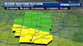 TIMING: Severe storms possible with damaging winds, possible flooding Wednesday