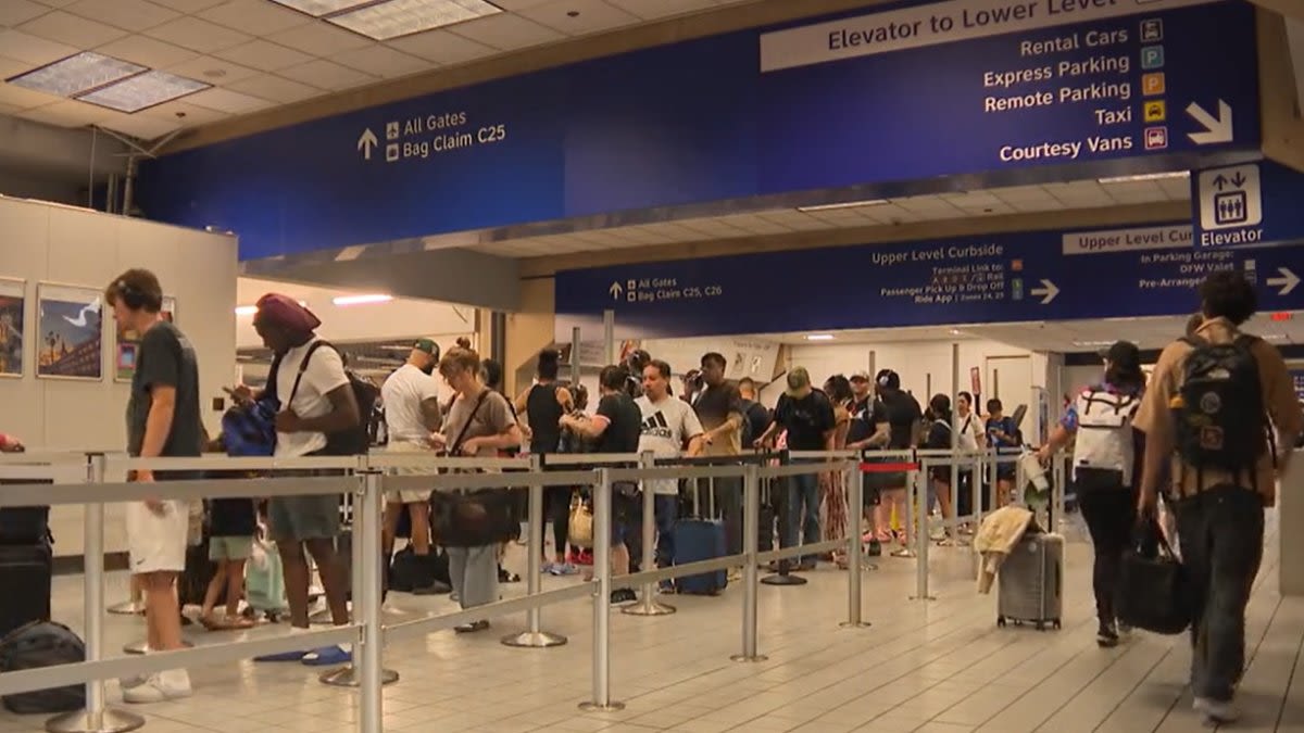 Beryl impacts air travel at Texas airports, many travelers stuck in DFW