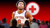 Knicks' OG Anunoby hits the locker room in Game 2 vs Pacers amid injury scare