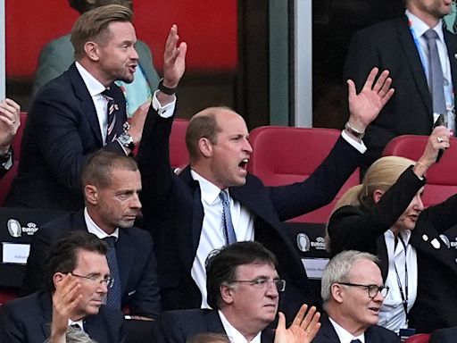 Royal news live: Prince William punches the air at England’s Euro win amid Harry veteran award backlash