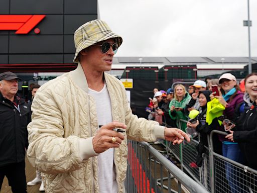 Brad Pitt brings star power to Silverstone ahead of British Grand Prix