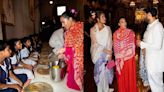 Kim and Khloe Kardashian visited a temple, served food to children during Mumbai trip