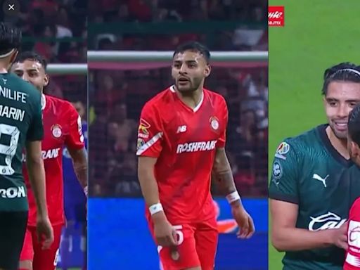 “Eres un pu*o muerto”: Así fue el encontronazo entre Alexis Vega y Ricardo Marín en el Toluca vs Chivas