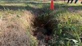 Corroded pipes cause sinkholes to overtake south Fulton County couple’s yard for over a year