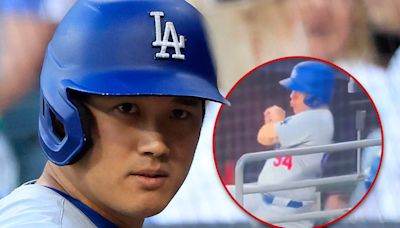 Shohei Ohtani Saved From Rogue Baseball By Dodgers' Bat Boy