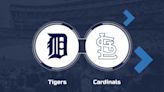 Tigers vs. Cardinals Series Viewing Options - April 30 - May 1
