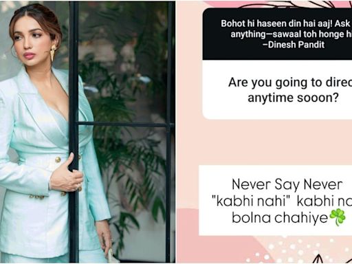 Phir Aayi Haseen Dilruba writer-producer Kanika Dhillon hints at taking on directorial role soon: ’Never say never’