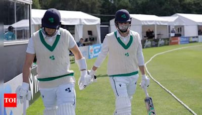 One-off Test: Ireland take 40-run lead against Zimbabwe on day two in Belfast | Cricket News - Times of India