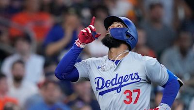 River Ryan strikes out 8 in 1st major league win, Dodgers hit 3 homers in win over Astros