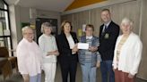 Baltinglass Golf Club captains presents proceeds from tournament to local day care services