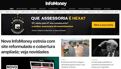 Novo InfoMoney estreia nesta segunda (6) com site reformulado e cobertura ampliada