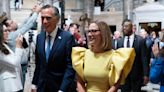 Kyrsten Sinema sits amidst Republicans as Biden shouts out some of her accomplishments