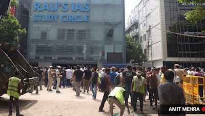 ‘We literally pay to risk our lives’: Students protest over deaths of 3 UPSC aspirants at Delhi coaching centre