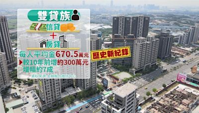 雙貸族突破36萬人！平均背債670.5萬 專家憂：房市未爆彈