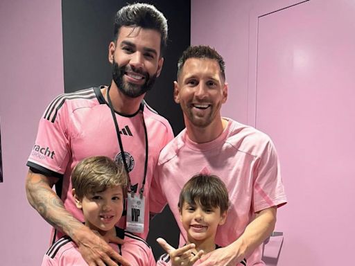 Gusttavo Lima celebra ao levar os filhos para conhecer Lionel Messi: 'Que honra' | Celebridades | O Dia