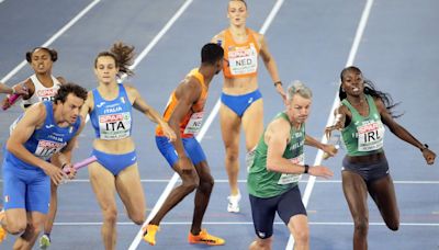 Gray-haired sprinters are rare at the Olympics. Irish runner Thomas Barr is an exception